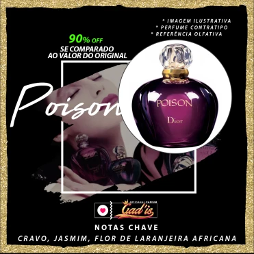 Perfume Similar Gadis 519 Inspirado em Poison Contratipo